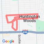 Week Day Run route map