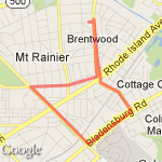 bladensburg route map