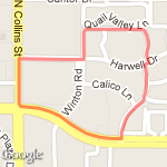 Red Route 1 route map