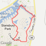 Ninja Trail 5K route map