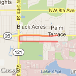 Around the Neighborhood route map