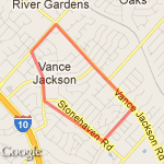 3 mile walk route map