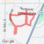 greendale 5k route map