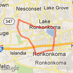 Big Lake Loop route map