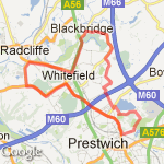 Hollins-Outwood-Heaton Park route map