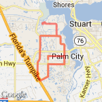 palm city 13 route map