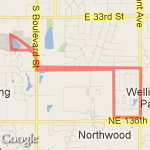 Std. 4 miler route map