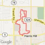 BAC - 6 Mile route map