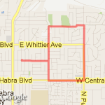 Puente loop route map