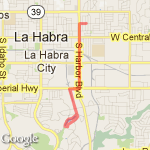 lake and back route map