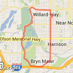 theodore Wirth route map