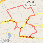 Huxley-Regent-Cambridge  route map
