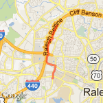 House Creek Trail  route map