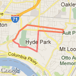 Hyde Park route map