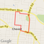 Just Over 2 route map