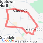 "8" mile loop route map