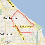 4 mile loop route map