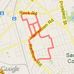 Extended 3 Miler route map