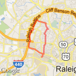 Glen Eden box route map