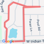 Neighborhood 1 route map