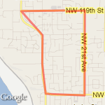 Short loop route map