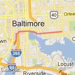 run to M and T Stadium route map