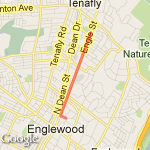 Park in Tenafly route map