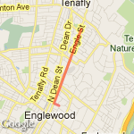 Park in Tenafly route map