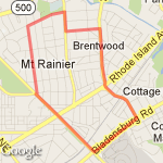 Run Route 1 route map