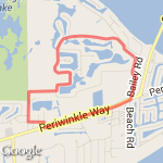 The dunes loop route map