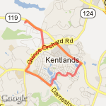 6 mile loop #1 route map