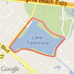Mt trashmore lake route map