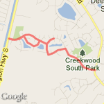 Sawyer's Mill Neighborhood route map