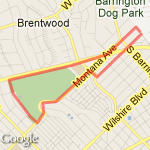 Golf Course route map