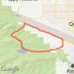 Three Canyons route map