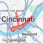 Cinci downtown route map