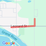 Fern to SLHS and back route map