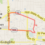 Run Route Alpha route map