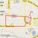 Ruck March Alpha route map