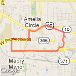 Ruck March Bravo route map