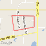 1 mile Leighton Estates Loop route map