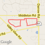 2 mile Connecticut Colony Loop route map