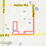 2mile clark rd route map