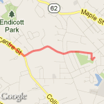 Dayton St loop route map