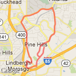 Seven Mile route route map