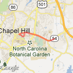 Raleigh Road route map