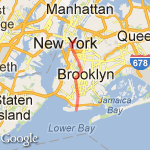 No sleep until Brooklyn route map