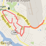 Whits first long route map