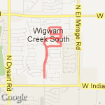 Week 1 Couch to 5k route map