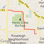 Near Laura's Dads House route map